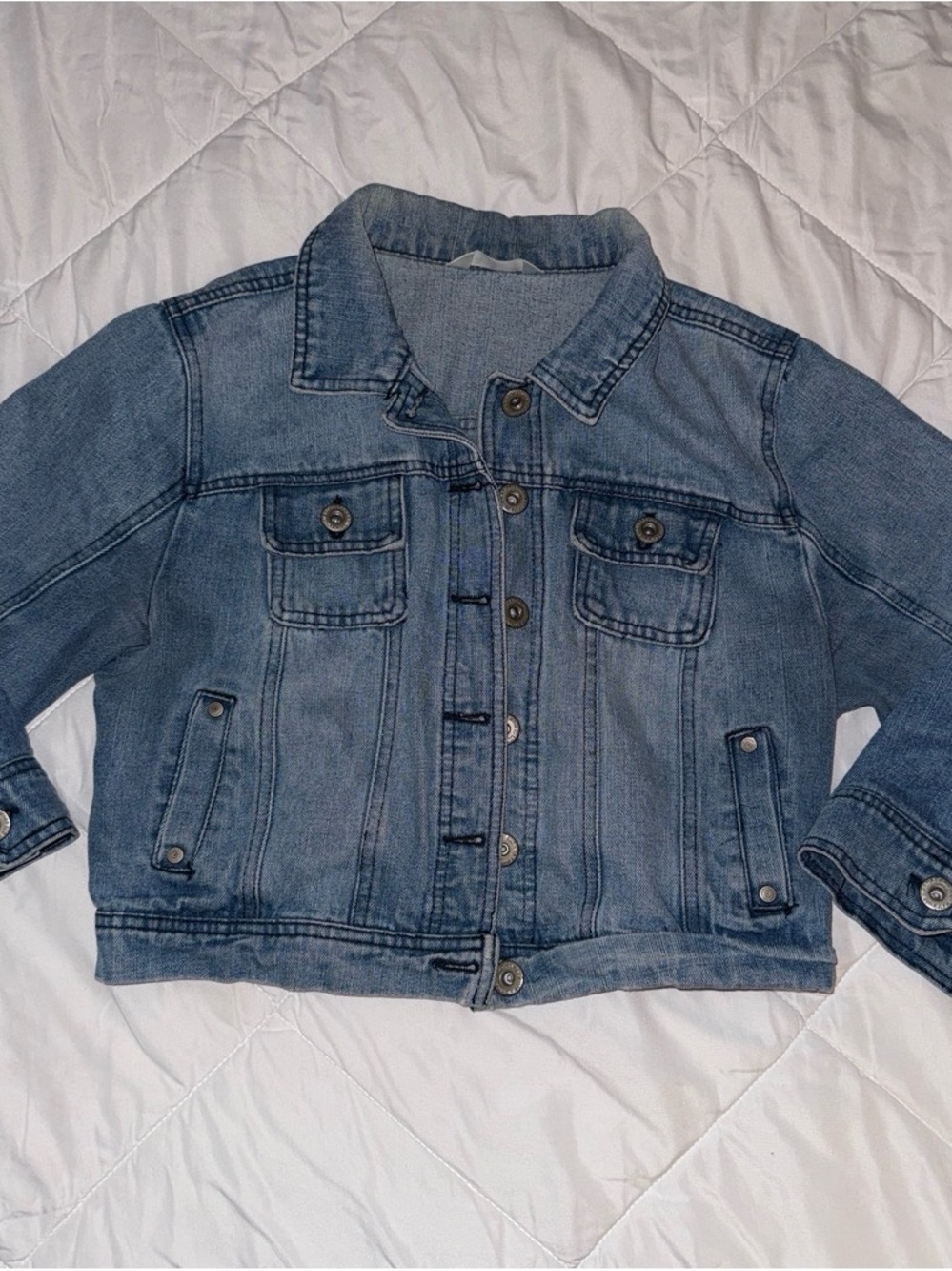 Highway Jeans Light Blue Crop Denim Jacket